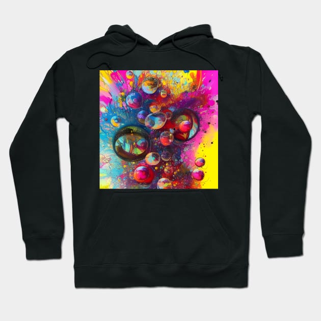 When the Colours Explode Hoodie by LyndiiLoubie